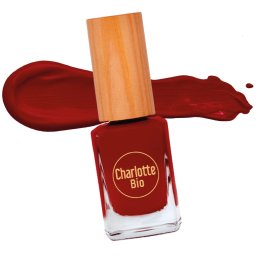 Lac VEGAN unghii, acoperire perfecta si de lunga durata Rouge Bordeaux Charlotte Bio