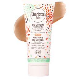 BB cream BIO matifiant Gold(piele normala si mixta), cu extract tea tree si zinc Charlotte Bio