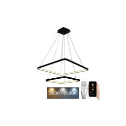 Lustră LED dimabilă pe cablu LED/90W/230V 3000-6500K + telecomandă