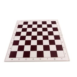 Tabla de sah pliabila PVC no. 4, maro - 47mm