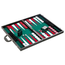 Set joc table Backgammon in stil Casino - Mare - 53x64 cm