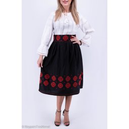 Fusta stilizata cu motive traditionale Ofelia 5