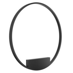 Aplica Rim MOD058WL-L50B3K, 51W LED, D:80 cm, 3000 K, aluminiu negru