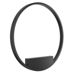 Aplica Rim MOD058WL-L35B3K, 37W LED, D:60 cm, 3000 K, aluminiu negru