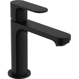 Baterie lavoar Hansgrohe Rebris S 110 CoolStart ventil pop-up negru mat
