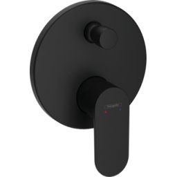 Baterie cada dus Hansgrohe Rebris S montaj incastrat negru mat
