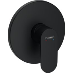 Baterie dus Hansgrohe Rebris S montaj incastrat negru mat