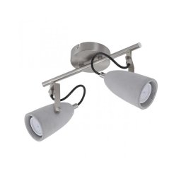 Spot LED THIMBLE 2xGU10/5W/230V beton Briloner 2529-022