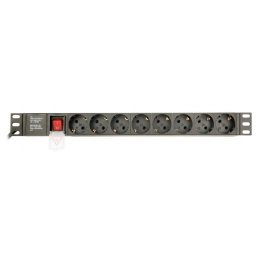 Prelungitor PDU Schuko la 8 x Schuko 3m, Gembird EG-PDU-014