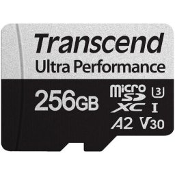 Card de memorie Transcend 340S 256GB MicroSDXC Clasa 10 UHS-I-U3 Adaptor SD