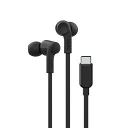 Casti audio cu fir Belkin Rockstar, USB-C, 1.12 m, Negru