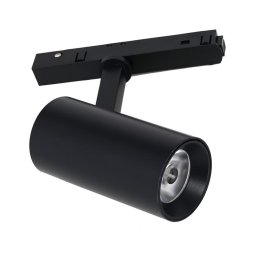 LED spot MAGNETIC TRACK 10W 48V negru pentru sistem șine