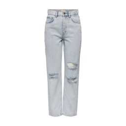 ONLY Jeans Onlrobyn Ex Hw Str Longer Lb Ank Dnm Dot 15263534 BS000053 light blue denim
