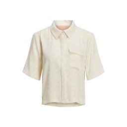 JJXX Cămaşă Jxlark Short Satin Ss Shirt Wvn Sn 12224945 12-0703 TCX seedpearl