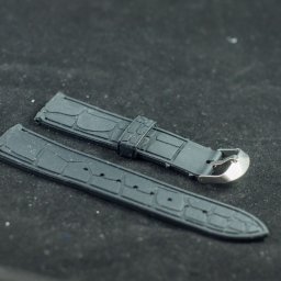 Curea silicon neagra 22mm