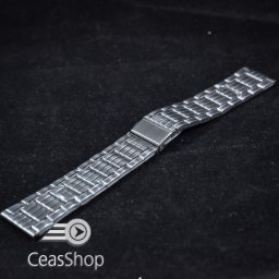 Bratara metalica argintie 22mm - 38959