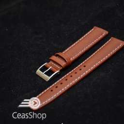 Curea piele buffalo captusita maro 20 mm - 34844