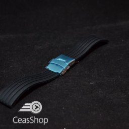 Curea silicon neagra 20mm - 31729