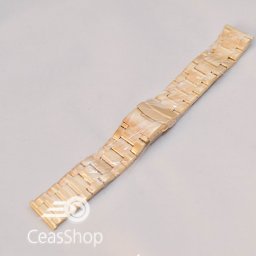 Bratara metalica XL aurie 20mm- 38976