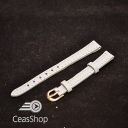 Curea dama captusita alba 12mm - 34814