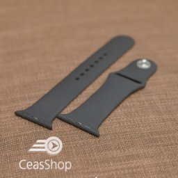 Curea silicon neagră Apple Watch - 38mm