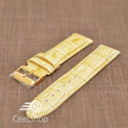 Curea piele captusita bej 14mm - 19632