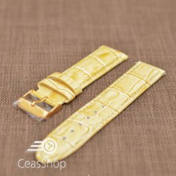 Curea piele captusita bej 18mm - 19635