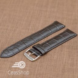 Curea piele vitel neagra cu catarama aurie XXL 24mm - 37210