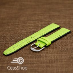 Curea sport doua tonuri- verde cu negru fluorescenta 20mm-33593