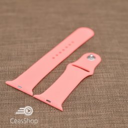 Curea silicon rosu piersică Apple Watch - 42mm