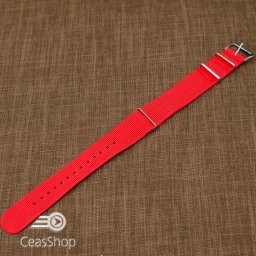 Curea NATO rosie 18mm - 40892