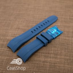 Curea silicon navy capat curbat 22mm - 42330