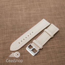 Curea piele beige 20 mm - 42215