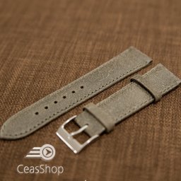 Curea piele gri vintage 22mm - 61728