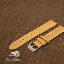 Curea piele muștar vintage 20mm - 42246