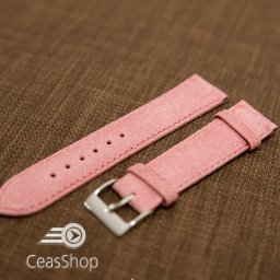 Curea piele roz vintage 18mm - 42248