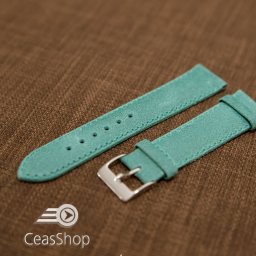 Curea piele turquoise vintage 22mm - 42253