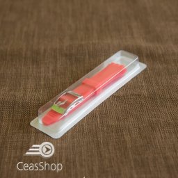 Curea silicon tip Swatch 17 mm rosie