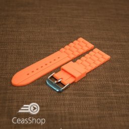 Curea silicon portocalie 22mm - 45885