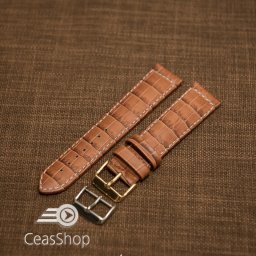 Curea piele vitel handmade maro XL 22mm - 33627