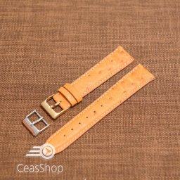 Curea piele de struț handmade,căptusită 20mm - 33774