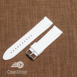 Curea silicon albă 22mm - 47092