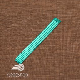 Bratara tip SWATCH extensibila verde 17mm