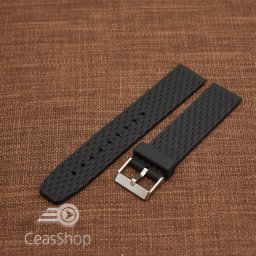 Curea silicon neagra cu model 20mm- 47912