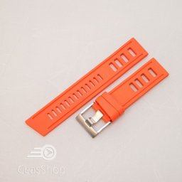 Curea ceas stil Isofrane portocalie 20mm - 49794