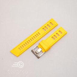Curea ceas stil Isofrane galbenă 20mm - 49797