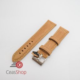 Curea piele maro deschis vintage QR 22mm - 3960322