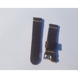Curea piele maron vintage QR 22mm - 4060222