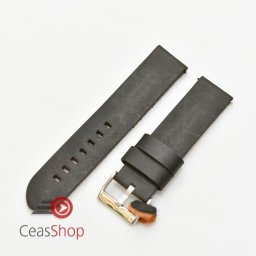 Curea piele neagră vintage QR 18mm - 3830118
