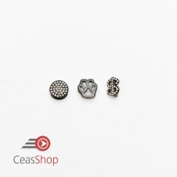 Charm pentru bratara tip Pandora milaneza neagră